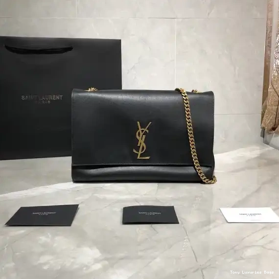 Tony Luxuries SMOOTH MEDIUM YSL LEATHER REVERSIBLE IN AND KATE SUEDE 0512